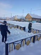 Акция "Зимние добрые дела". Акция "Памятник"