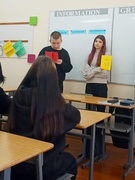 15.01.2025 - деловая игра  «Знаешь ли ты ПДД?» в 8 «А» классе