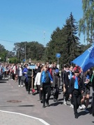 Участие в митинге посвящённом Дню Победы