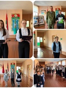 Торжественная линейка, посвященная Дню Конституции Республики Беларусь