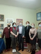 Открытие районной передвижной выставки творческих работ "Энергия кисти"