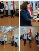 В нашем учреждении 09.01.2023  прошла праздничная линейка посвящённая началу третьей четверти