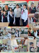 В ГУО "Хлупинская базовая школа"прошёл Урок Мужества, посвященный 80-летию Победы советского народа в Великой  Отечественной войне