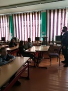 Встреча учащихся  с представителем МЧС