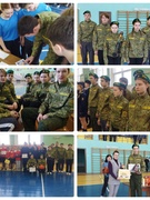 Участие в районном спортивно-патриотическом фестивале "К защите Отечества готовы!"