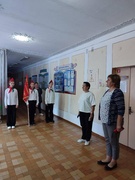 Торжественная линейка, посвященная принятию в ряды октябрят и БРСМ