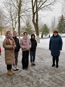 Открытие памятной доски, посвящённой А.К.Горовцу. Возложение цветов