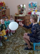 Открытое занятие по лепке "Воздушный шарик" в разновозрастной группе (1-4 года)