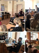 20.02.2023 Профилактическая беседа с инспектором ИДН Новиком В.А.