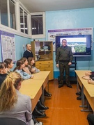 Профориентационная встреча учащихся выпускных классов с сотрудником военного комиссариата