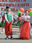 Торжественная церемония открытия обнавленной доки почёта Житковичского района