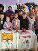 Тэатралізаванае прадстаўленне "Адчыняй варата, бо ідзе каляда"