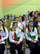 Команда Борковичской средней школы на региональном этапе среди отрядов ЮИД