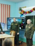 Профориентационная встреча с представителями УО"Военная академия РБ", войсковой части 48694 и военного комиссариата Буда-Кошелевского и Чечерского районов (22.12.2023)