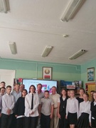 03.09.2024 - встреча учащихся 7 «А» класса со старшим тренером национальной команды Республики Беларусь по гребле на байдарках и каноэ, Почетным гражданином Мозырского района Галицким Геннадием Николаевичем