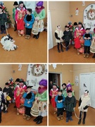 Інсцэніраванае прадстаўленне "Ой, Калядкі, бліны ды аладкі!".