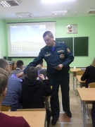 Встреча с сотрудниками Шумилинского РОЧС учащихся 8-11 классов
