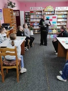 27.03.2025 - интеллектуальная игра  «На все ваши что, где, когда – умные книги ответят всегда» в городской библиотеке №2 для учащихся четвертых классов