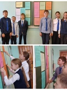 Оформление стенда"Православный календарь" 6Б класс