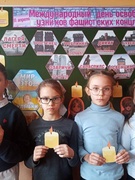 В Международный день освобождения узников фашистских концлагерей в ГУО "Средняя школа №3 г.Хойники" для учащихся прошёл информационный час "День освобождения узников концлагерей"