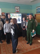 11.02.2025 - встреча учащихся  с воином- интернационалистом, участником боевых действий в Афганистане, майором запаса Огородником Виктором Васильевичем