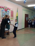 Линейка, посвящённая окончанию II четверти