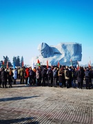 Награждение сводного мемориального отряда