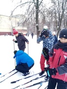 Город снега. Лыжи.