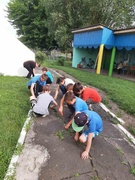 Санитарный день. Занимаемся бдагоутройсством территории