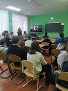 29 января  педагог социальный Высоцкая А. П. в форме видеолектория провела профилактическое мероприятие с учащимися "Факторы возникновения противоправного поведения несовершеннолетних".