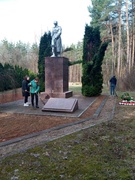 Акция "Память".Уборка памятника советским пограничникам в д. Доргунь