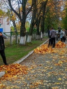Субботник в школе