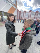 Торжественная линейка в преддверии Дня народного единства.