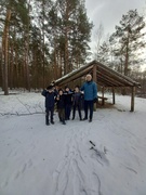 04.02.23 6-й школьный день. Прогулка в природу на территории Прудковского с/с д.Редька  лесной массив.