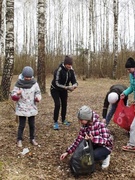 Поход в лес. Акция "Чистый лес"