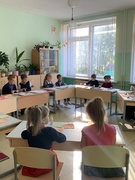 18.10.2024 З мэтай ажыццяўлення пераемнасці паміж вучнямі і выхаванцамі ДУА ў першым класе прайшоў адкрыты ўрок па выяўленчым мастацтве.