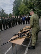 Встреча с представителями военной части Мозырского пограничного отряда