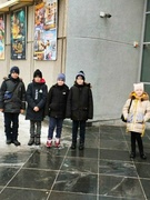 Посещение кинотеатра "Мир", 5 "Б" и 6 "Б" классы