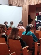 Сотрудником ГАИ Бурдоленко Ю.Г с детьми проведена беседа на тему: «Детям о правилах дорожного движения».