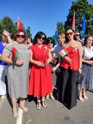 Участие в торжественном митинге