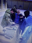Занятия отряда «Юный друг пограничника»