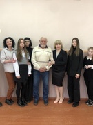 Урок памяти "Нам этот мир завещано беречь" с участием председателя Мозырского совета ветеранов Бобра Александра Григорьевича