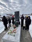 11.02.2026 в рамках декады «Марафон патриотических дел» была проведена акция «Обелиск» с учащимися 6-го класса