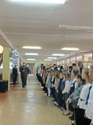 21.03.2025 - торжественная линейка, посвященная окончанию 3-й четверти 2024/2025 учебного года