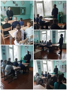 беседа с учащимися инспектором ИДН Дорошко Я.С. на  тему: "Безопасный лед"