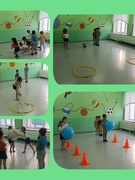 Физкультурный досуг "Снежные комочки"