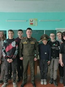 Профориентационная встреча учащихся  7-9 классов с военным комисаром, подполковником Монит Д. М.