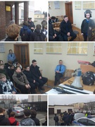 День открытых дверей в Петриковском РОВД 27.02.2024, учащиеся 8-9 классов