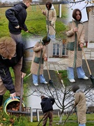 Нашы карысныя канікулы 06.11.2025г. Удзел у акцыі "Наш чысты школьны двор"