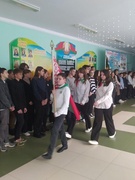 Линейка, посвящённая началу 3 четверти